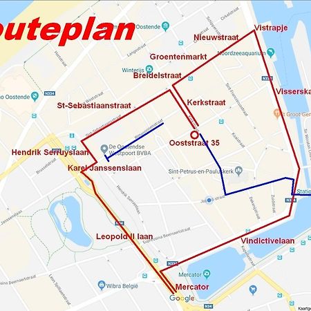 Vakantieappartement Emiel Centrum Oostende Met Garage Екстер'єр фото